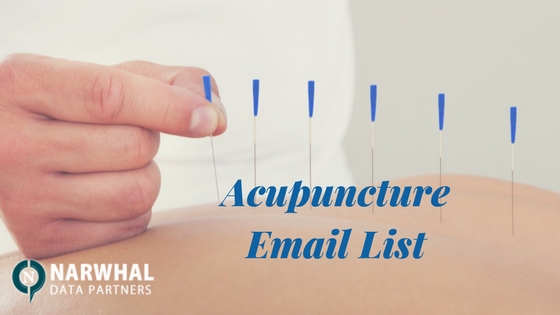 Buy verified, updated and qualified Acupuncture Email List from Narwhal Data Partners to get high response with qualified sales campaigns