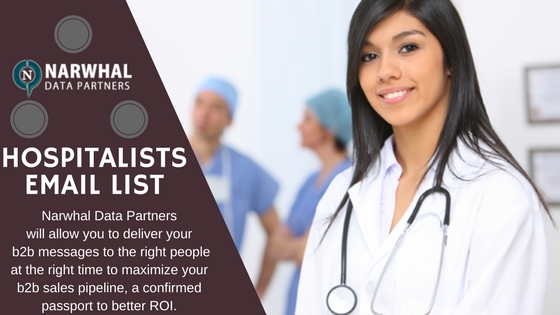 Narwhal Data Partners offers verified and updated Hospitalists Email List to reach out global customers. Send your marketing message to your target audience