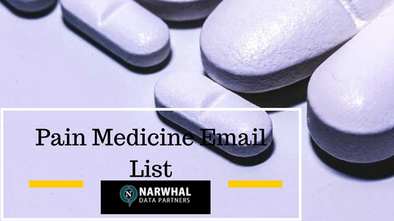 Pain Medicine Email List