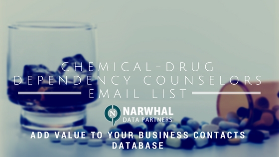 Chemical-Drug Dependency Counselors Email List
